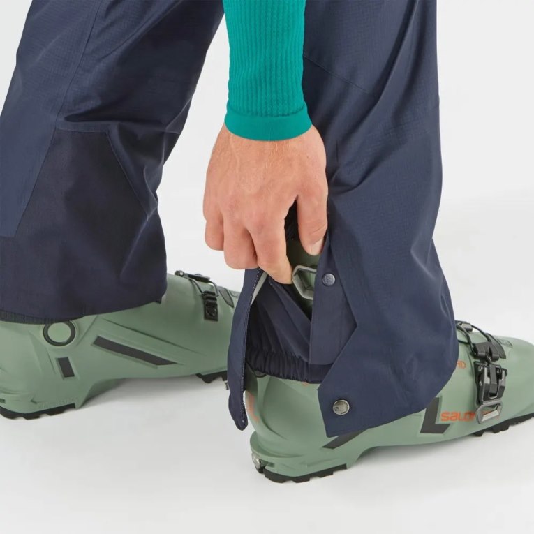 Pantalones De Esquí Salomon Outpeak GTX 3L Hombre Azul Marino | MX EJAS248